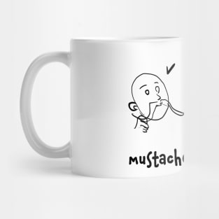 mustache knuckling Mug